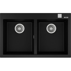 Teka Forsquare 2C 790 TG Black Νεροχύτης Teka Forsquare 2C 790 TG Black Νεροχύτης